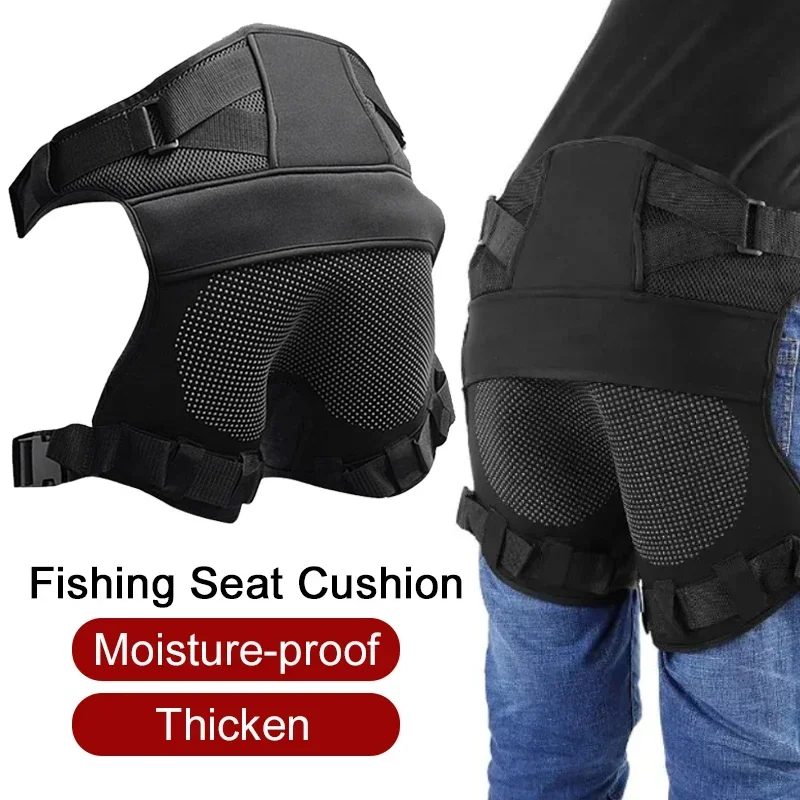 Feuchtigkeitsbeständiges Angelsitzkissen, verdicktes, atmungsaktives Angelkissen für den Außenbereich, wasserdichtes Camping-Sitzkissen für Angelbedarf