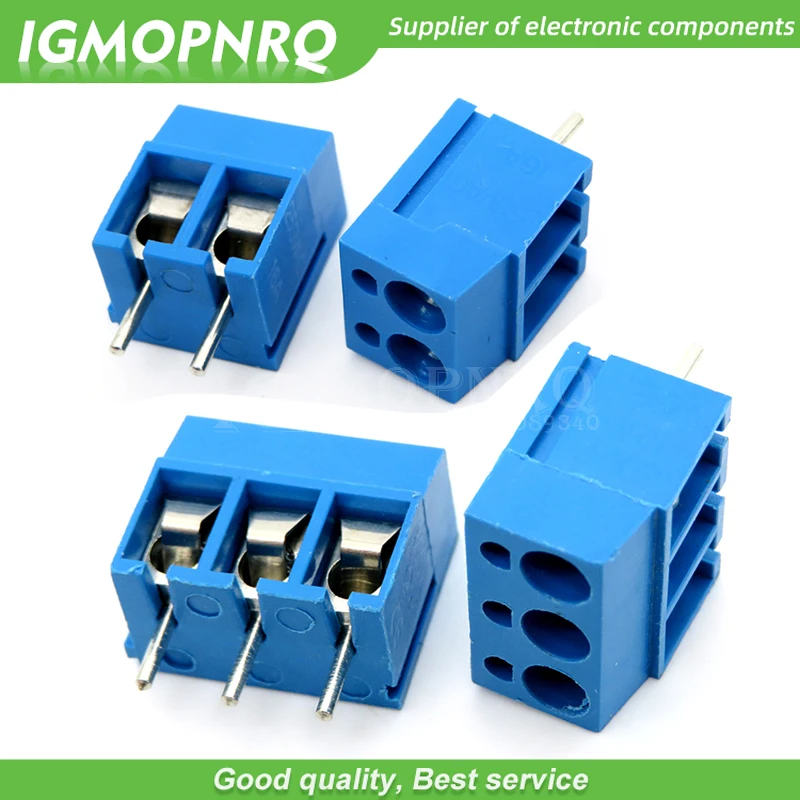 10pcs kf300 2p 3p KF300-2P 250v 16a Schraube 2pin 5,0mm gerade Stift platine Schraub block 14-22a wg Image