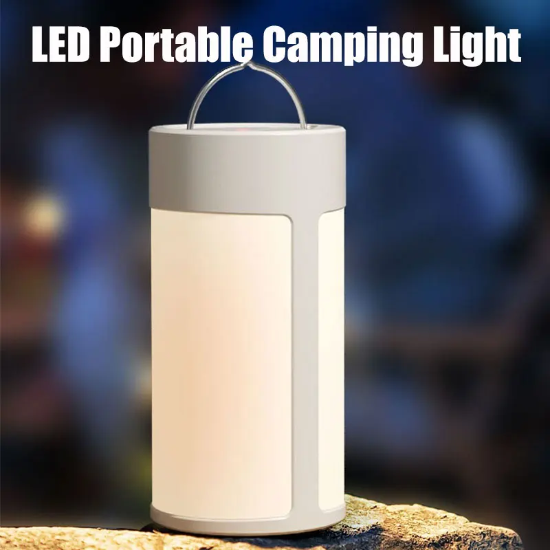 Multifunktions LED tragbare Camping Laterne 4 Beleuchtungs modi Flutlicht Outdoor Notfall Wandern hängende Zelt lampe mit Solar Image