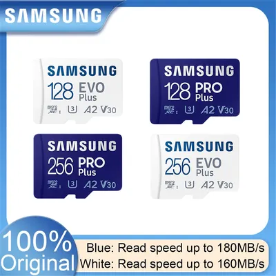 Samsung evo plus pro 256gb 128gb a2 512gb u3 4k micro sd a1 64gb u1 micro sd karte sd/tf flash karte