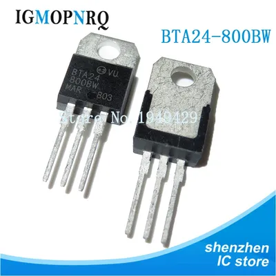 10pcs BTA24-800BW to-200 BTA24-800 to220 bta24 800v 24a neu Image