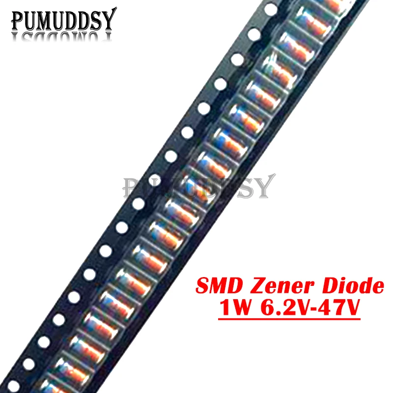 20pcs 1w Zenerdiode smd Diode zmm5v1 zmm3v0 3 v3 3 v9 4 v7 5 v1 7 v5 8 v2 10v 12v 15v 16v 18v 20v 24v ll41 3,3 v 3 v3 33v 43v 47v 15v Image