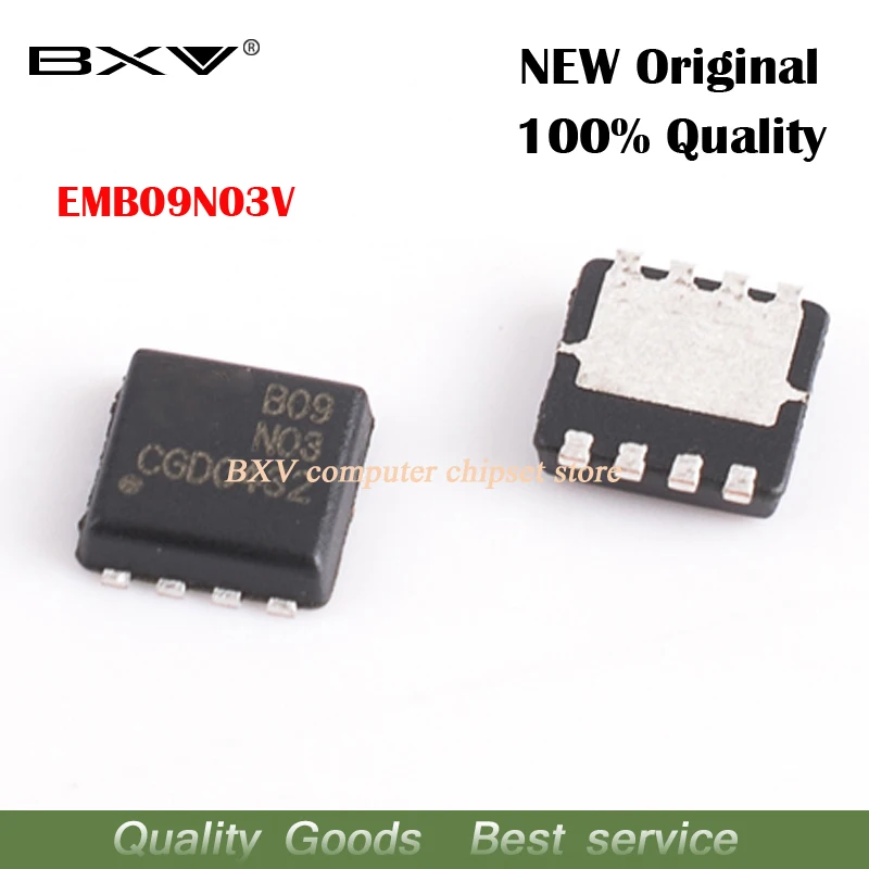 5 stücke emb09n03v b09n03v b09n03 3mm * 3mm mosfet QFN-8 neues original Image