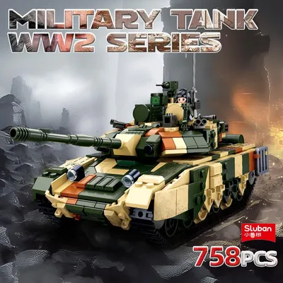 758pcs t89ms Kampfpanzer Bausteine Armee schwere Waffe Panzer Modell Ziegel mit Figuren Kinder DIY Spielzeug Weihnachts geschenke gesetzt Image