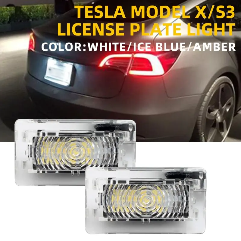 Für Tesla Modell 3 y s x ultra helle LED-Innen beleuchtung Kit Zubehör für Kofferraum, Frunk, Tür Pfütze, Fuß brunnen Lichter Image