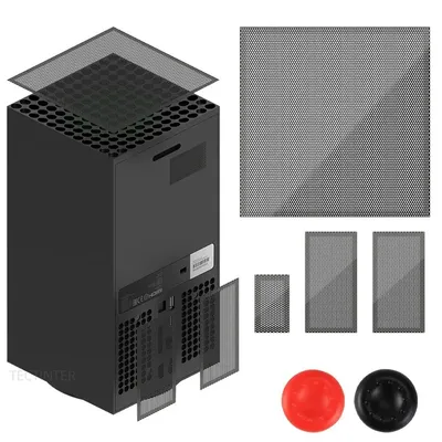 Anti-Staub filter abdeckung für Xbox-Serie x Konsolen lüfter Staub dichte Abdeckung Daumens tiel Image
