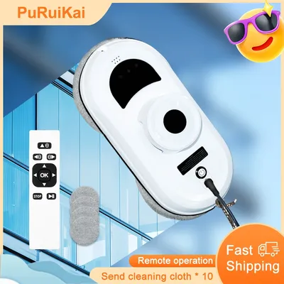 Puruikai Roboter Staubsauger Fenster reinigungs roboter Fenster putzer elektrische Glas reiniger Image