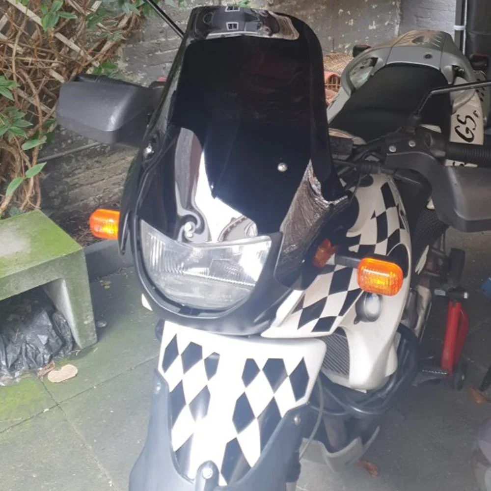 F650gs Windschutz scheibe Motorrad Windschutz scheibe Windabweiser Bildschirm für BMW F650 GS 1999 2000 2001 2002 2003 f 650 gs Zubehör neu Image