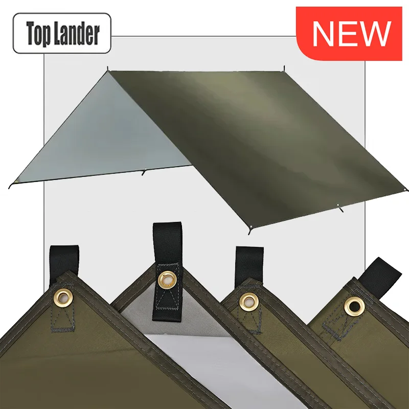 Camping-Plane, wasserdichtes Zelt, Touristen-Markise, Schatten, Gartenüberdachung, Strand-Sonnenschutz, Outdoor, ultraleicht, Sonnenschutz, Wandern, Rucksackreisen