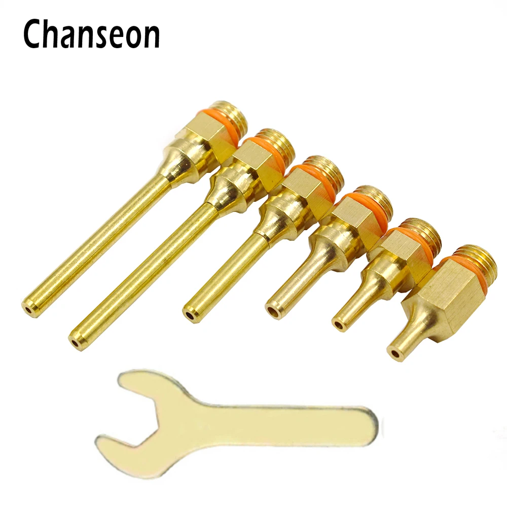 Chanseon Hot Melt Kleber Pistole Lange Düse Kupfer Für 40W 60W 80W 100W 150W Kleber gun 2,0 x70mm 2,0 x50mm 3,0x38,5mm 2,0 x32mm Image