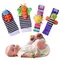 4pcs Babys pielzeug 0-12 Monate Baby rasselt Spielzeug Tiers ocken Handgelenk riemen Rassel Baby Fuß