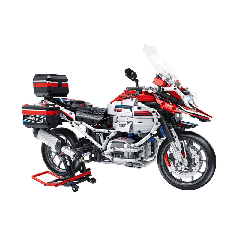 Neue kreativität 2625 stücke technische motorrad bausteine ziegel modell montage spielzeug für kinder geburtstags geschenkset Image
