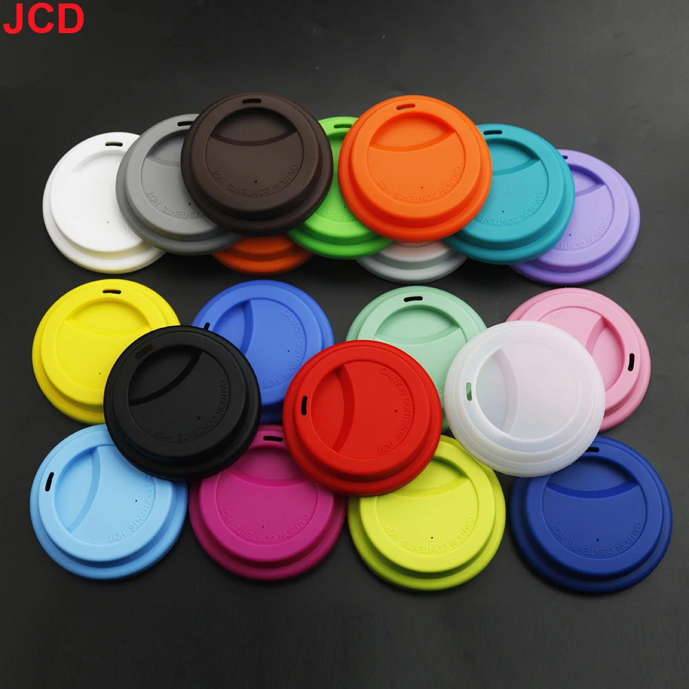 1 stücke 9cm universelle wieder verwendbare Silikon becher deckel frische Abdeckung Silikon isolierung Anti-Staub-Becher abdeckung Kaffeetasse deckel Tassen hülle Image