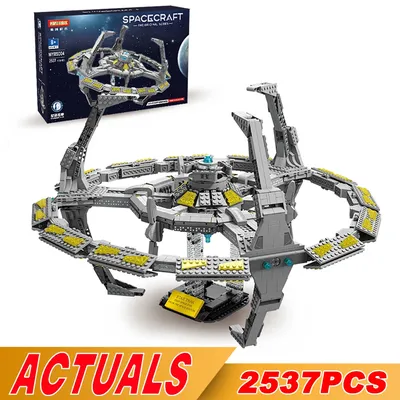 NEUE MOYU Star Schiff Modell Deep Space Nine 9 Station Bausteine Unternehmen Raumschiff Ziegel DIY Spielzeug Kinder Weihnachten Geschenke Image