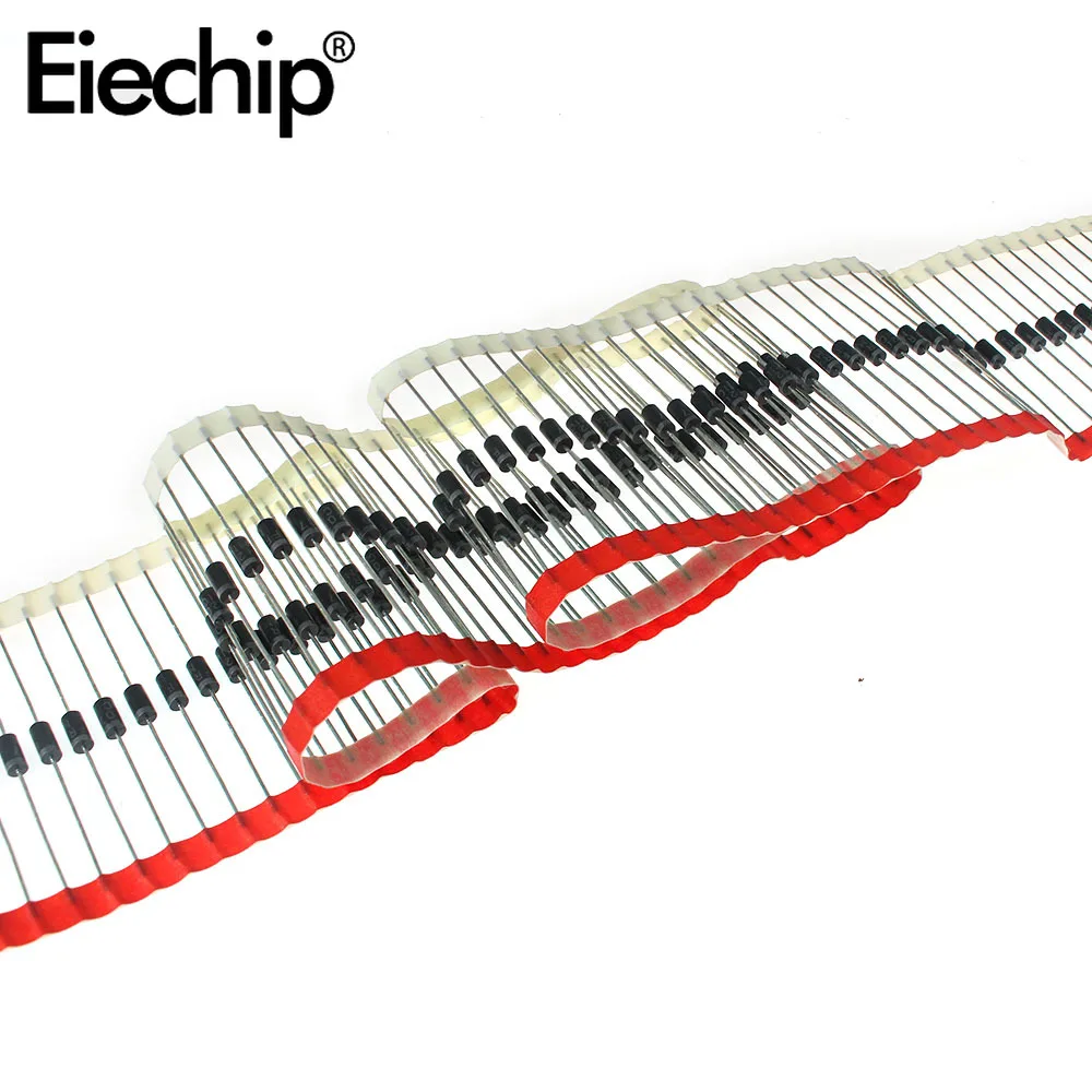 50pcs Dioden gleich richter fr107 fr157 fr207 fr307 her108 uf4007 do-41 her208 rl207 do-15 A-3A 1kv Dioden elektronische Komponenten Image