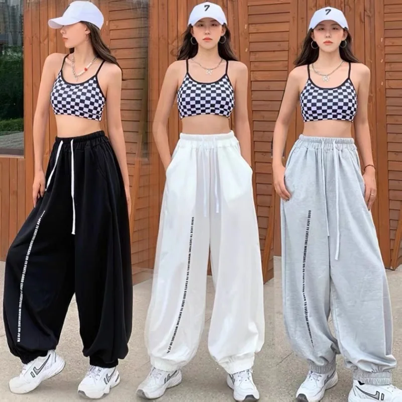 Europäische amerikanische Stil Frauen Hosen hohe Taille lässig Kordel zug Design Frau Hose neue Frühling Sommer y2k Hosen Image
