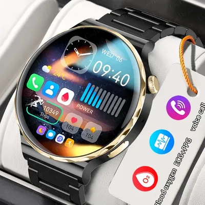 Für Huawei Uhr GT3 Frauen Smartwatch Herzfrequenz GPS Sport Fitness Uhr wasserdicht 2024 neue Mode Image