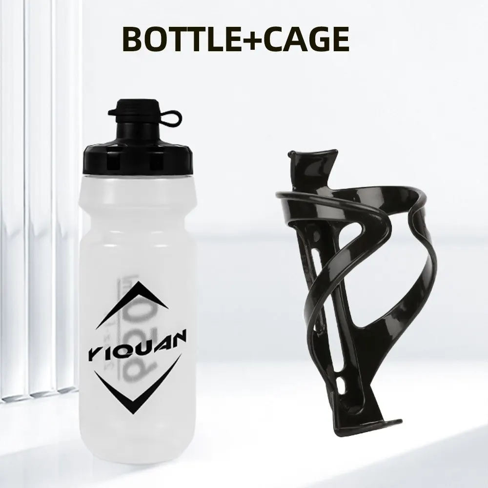 Fahrrad-Wasserflasche, 750 ml, Lebensmittelqualität, auslaufsicher, BPA-frei, Fitness, Laufen, Camping, Wandern, Sport, Wasserkocher, Fahrrad-Flaschenhalter Image