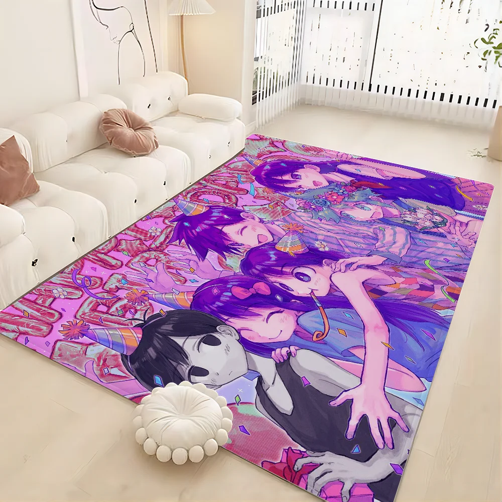 Anime Omori Boden matte Boden matte Ins Stil weichen Schlafzimmer Boden Haus Waschküche Matte Anti-Rutsch-Haushalts teppiche