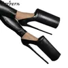 Sorbern 30Cm Extreme High Heel Pumpe Frauen Schuhe Kreuz Kommode Stilettos Slip Auf Pumpe Unisex Schuh Plattform Plus Größe 35-47