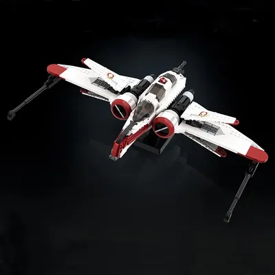 Moc High-Tech-Flugzeuge Arc-170 Starfighter Modell Montage Ziegel Bausteine DIY Puzzle Spielzeug für Image