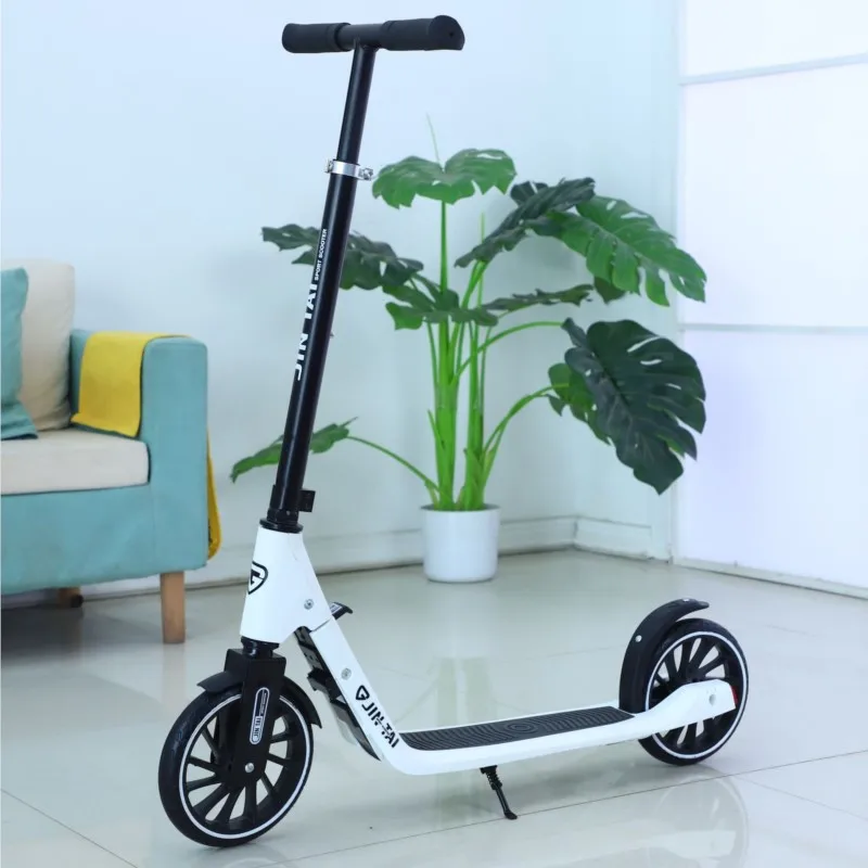 Faltbarer tragbarer Kick Scooter für Kinder und Jugendliche einbeiniger Roller Big Two-Wheel City Work School Student Drops hipping Image