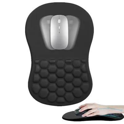 Ergonomic Wrist Rest Mouse Pad Comfortable Wrist Support Non Slip Mice Mat Memory Cotton Mousepad