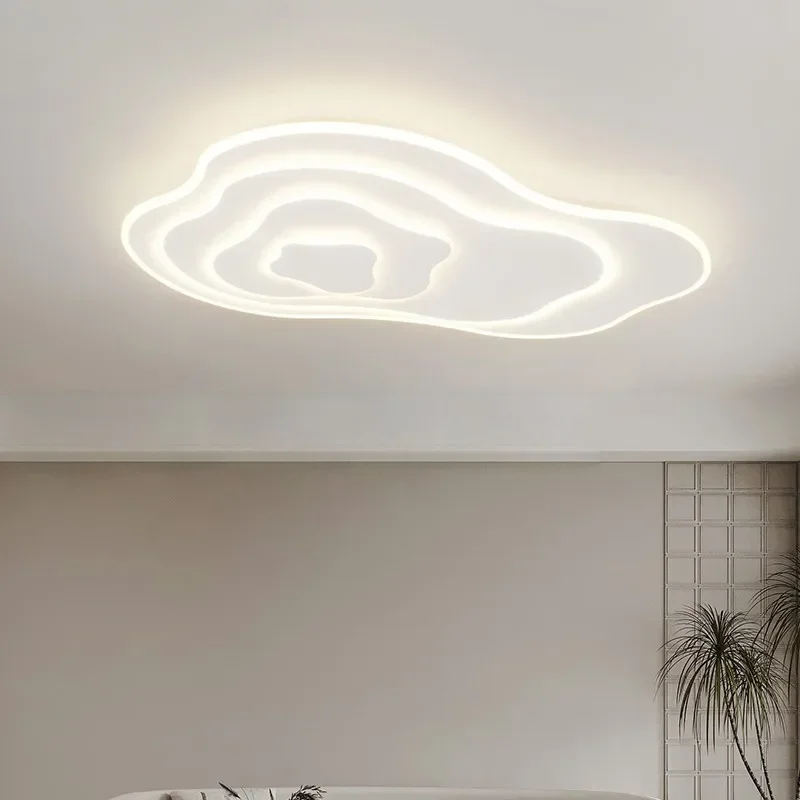 Moderne minimalist ische Eisen kunst Acryl Decken leuchte Wohnzimmer Küche Studie Wolke führte Kronleuchter Innen beleuchtung Haupt dekoration Image