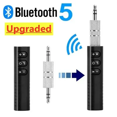 Auto Bluetooth 5.0 Empfänger 3,5 mm 3,5 AUX Jack Stereo Musik Audio Car Kit Sender Lautsprecher Verstärker Wireless Adapter mit Mikrofon