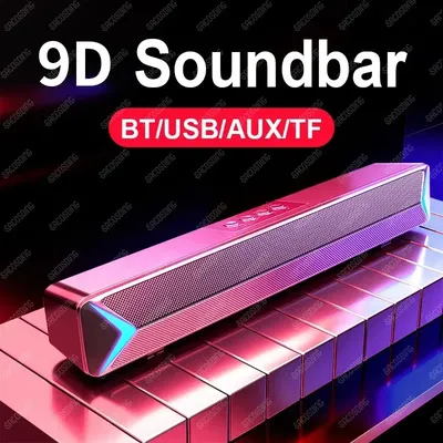 2024 TV-Lautsprecher Heimkino Sound bar Bluetooth-Lautsprecher Bass Surround Sound box tragbarer