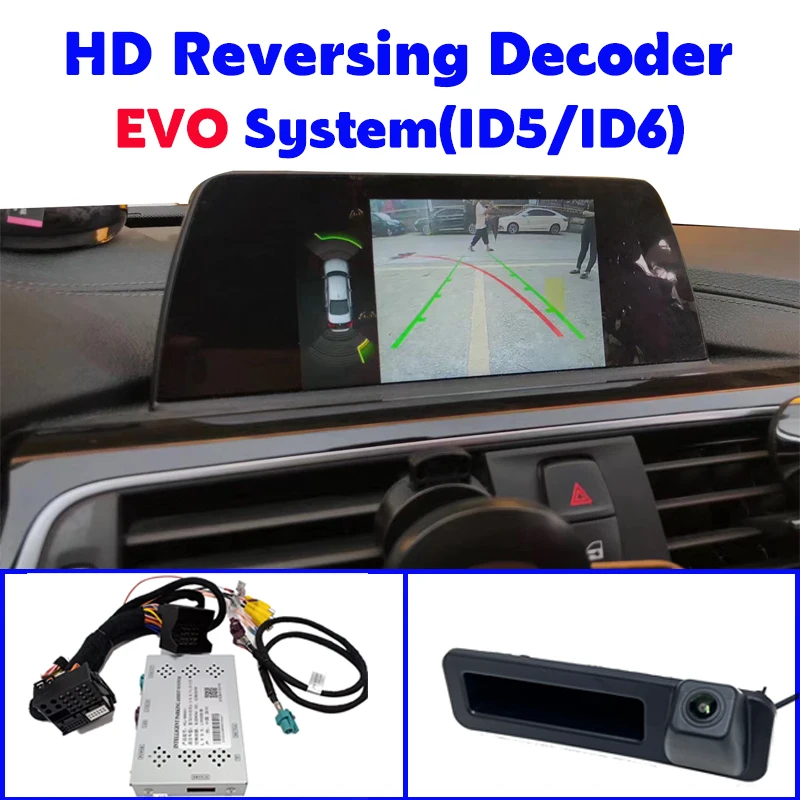Für BMW EVO System kamera interface backup umkehr recoder F15 F16 F20 F22 F25 F30 F36 F48 2018 2019 Stamm griff Modul Image