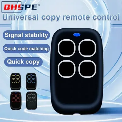 Garage Door Remote Control Duplicator 286MHz-868MHz Multi-Frequency Code Grabber Clone Gate Key Fob