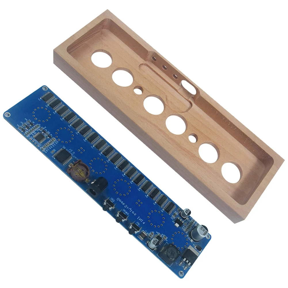 In14 Glow Tube Uhr DIY Tube Clock Kit DC12V 1a In14 Nixie Tube Digital LED Uhr elektronische DIY Kit für Home Decoration Uhren