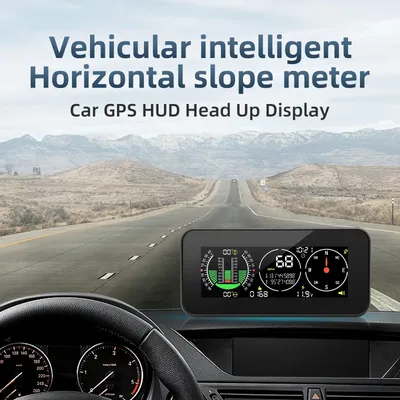 M60 M50 Intelligente Neigungsmesser Off-road 4X4 Auto Zubehör GPS HUD Digital Display Tilt Pitch Winkel 12/24V für Alle Autos