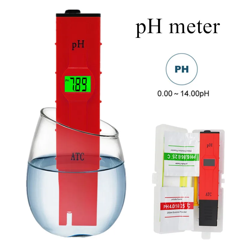 Hohe Genauigkeit PH Meter Hintergrundbeleuchtung Wasser Qualität Tester PH Test Tasche Stift Wasser Detektor für Trinkwasser Pool Image