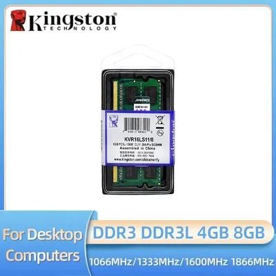 Kingston Speicher Laptop RAM DDR3L 1,35 V DDR3 1,5 V 8GB 4GB 1333MHz 1600MHz 1866MHz SO-DIMM PC3-100 10600 Notebook RAM
