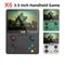 X6 Spiele konsole Retro Videospiel konsole 3.5 ''ips Bildschirm tragbare Handheld-Spieler 10000 klassische Spiele Kinder Geschenke