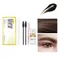 2-Farben-Augenbrauenfarbstoffcreme haltbare, lang anhaltende, nicht augenbrauen verblassende Creme mit wasserdichten Kosmetik werkzeugen Beauty Brush Set h4y6