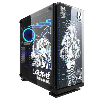 Shimakaze Anime-Aufkleber für PC-Gehäuse, niedliche Cartoon-Dekor-Aufkleber für Image