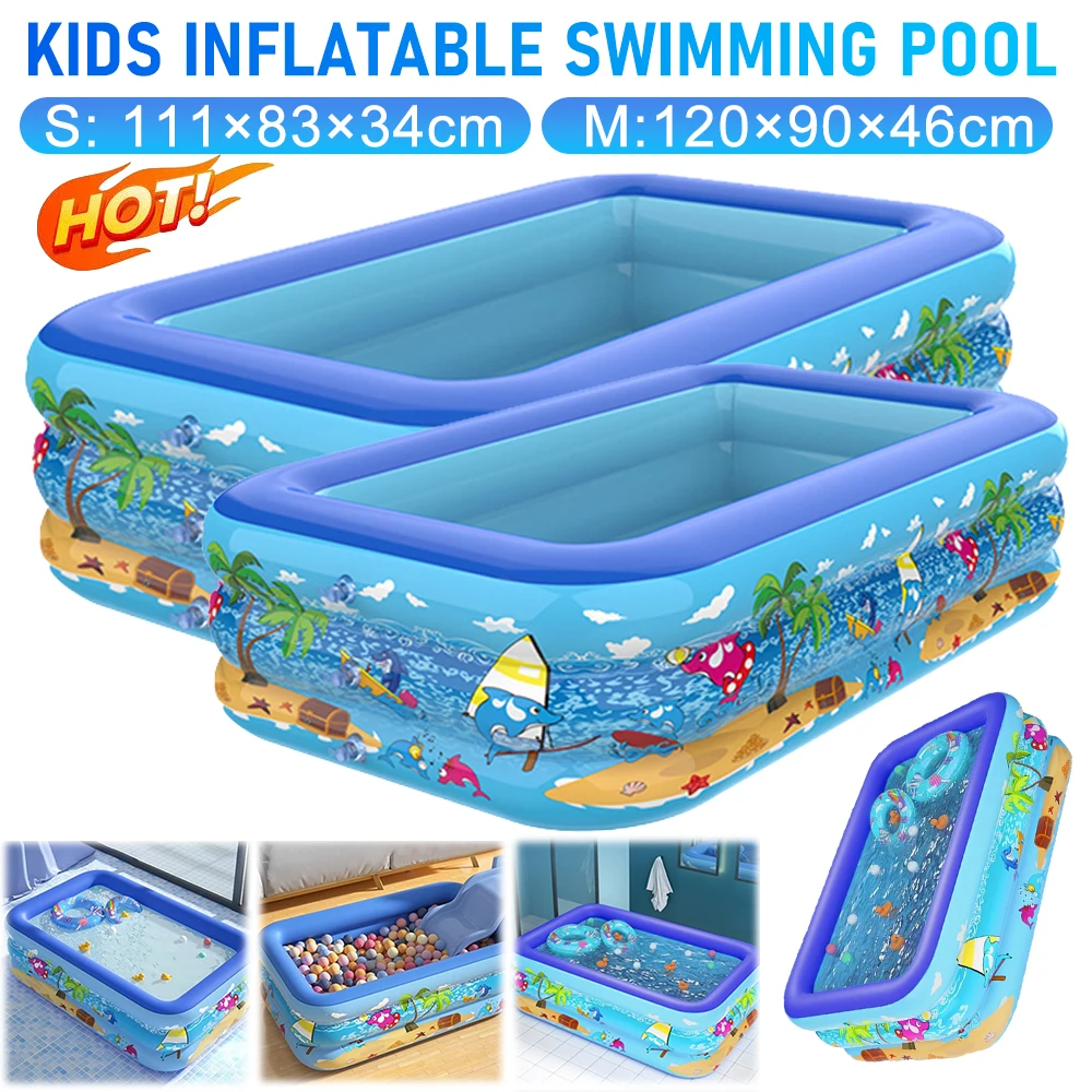 Baby Schwimmbad aufblasbare Badewanne Outdoor Kleinkinder Schwimmbad schöne Tier gedruckt Pool Kind Sommer Kinder Wasserspiel zeug