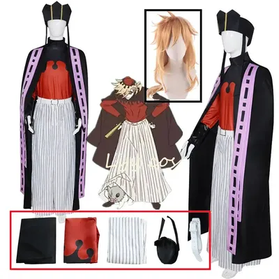 Douma Cosplay Anime Kostüm Kleidung Umhang Outfit Kimono Männer Frauen für Halloween Image