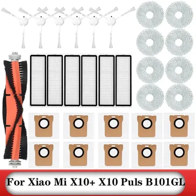Für Xiaomi Roboter Vakuum X10 + X10 Plus B101GL Ersatzteile Zubehör Wichtigsten Seite Pinsel Image