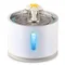 2,4 L Automatische Katze Wasser Brunnen Wasser ebene Fenster LED Elektrische Stumm Wasser Feeder Hund Pet Trinker Schüssel Pet Trinken spender