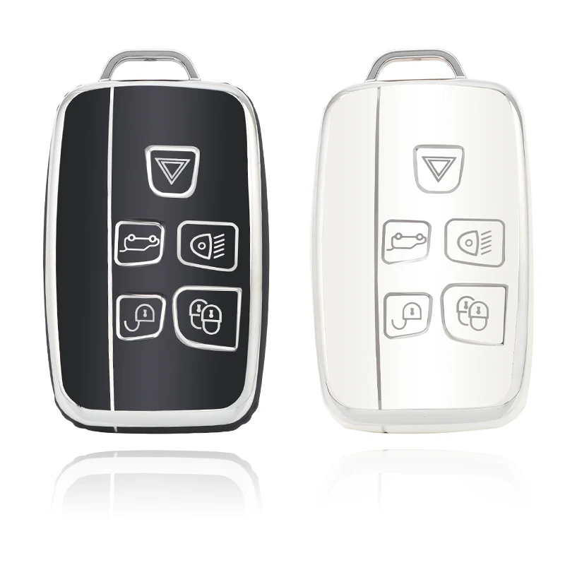 TPU Auto Remote Key Case Abdeckung für Land Rover Range Rover Sport Evoque Freelander Velar Entdeckung 4 Jaguar Xe XJ XF Gitarre Image