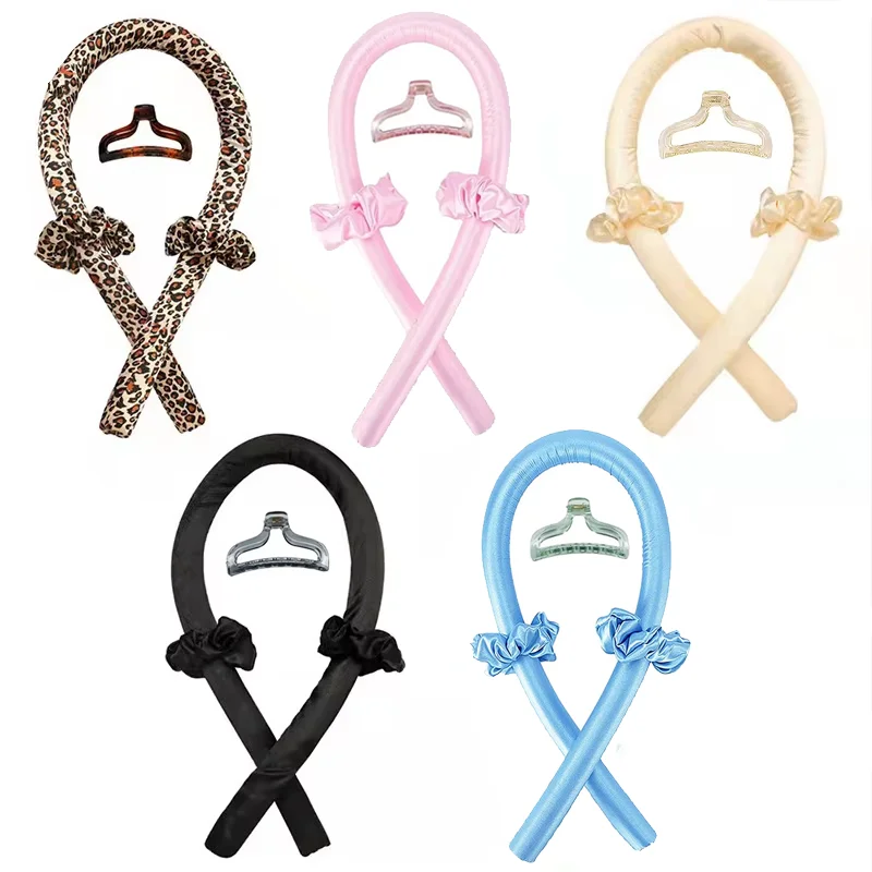 Heizungslose Locks tange heizungslose Haar locken Stirnband machen Haar weich glänzende Locken wickler Friseur werkzeuge Zubehör Image