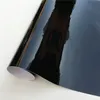 Hohe Qualität Hochglanz Schwarz Vinyl Wrap Schwarz Gloss Wrap Film Luftblase Frei Für Fahrzeug Wraps Größe: 1,52*30 m/Rolle