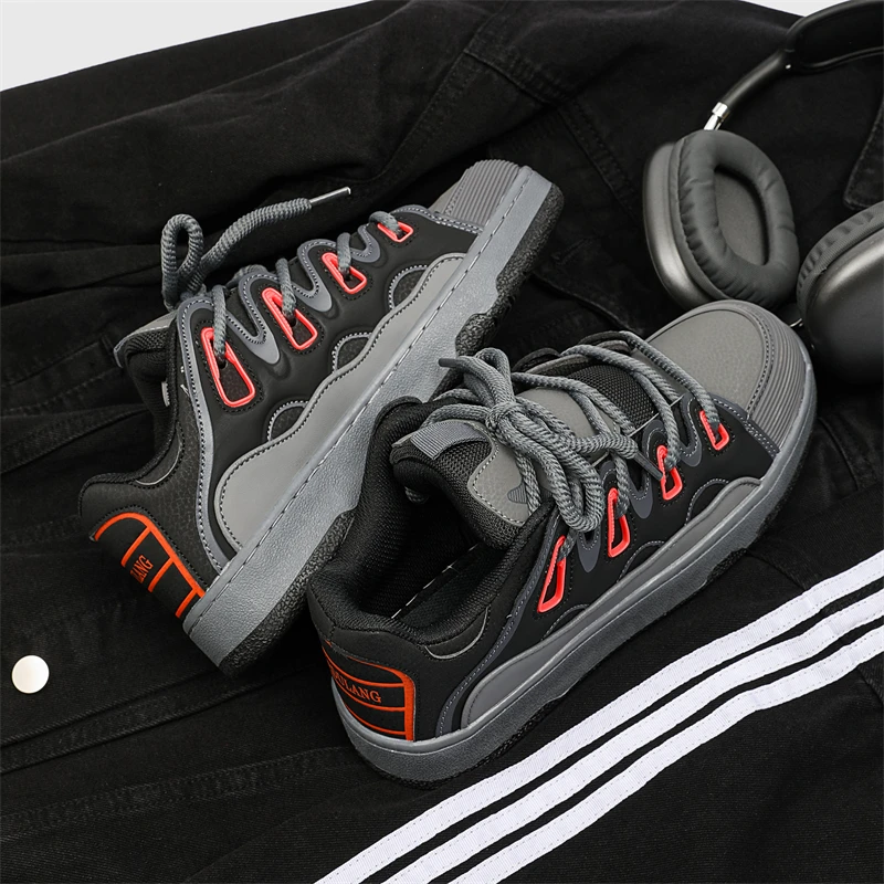 Skate Sneakers Herren New Man Skateboard Brotschuhe Retro National Trend Sportschuh Wind Board Damen Sneaker Y2k