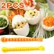 2PC Gekochte Eier Cutter Blume Shaper Ei Schneiden Gadgets Haushalt Gekochte Eier Cutter Bento Schneiden Werkzeug Küche Ei Zubehör