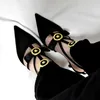 Chmury spitzen Zehen Pumps Designer Kätzchen Heels Frauen Luxus Schuhe elegante Bogen High Heels rosa schwarz Party tragen 2024 große Größe