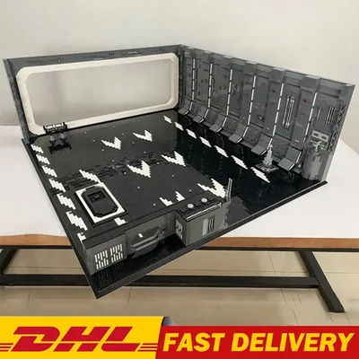 AUF LAGER MOC Docking Bay 327 Aufhänger Tarmac Für 05132 Ucs Falcon Ultimative Modell Bausteine Ziegel Kinder Geburtstag Geschenke 75192 Image